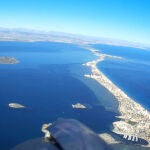 Imagen aérea del Mar Menor