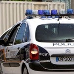 Un coche de la Policía Nacional