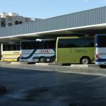Autobuses en la estación de Murcia