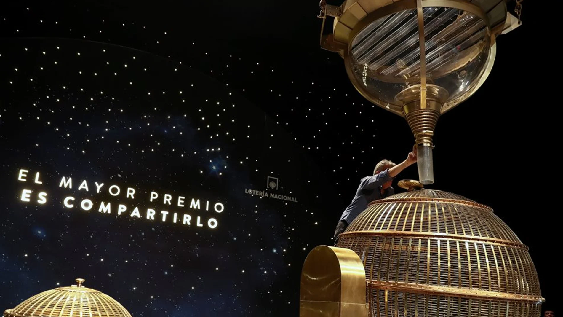 Bombos del Sorteo de Lotería de Navidad