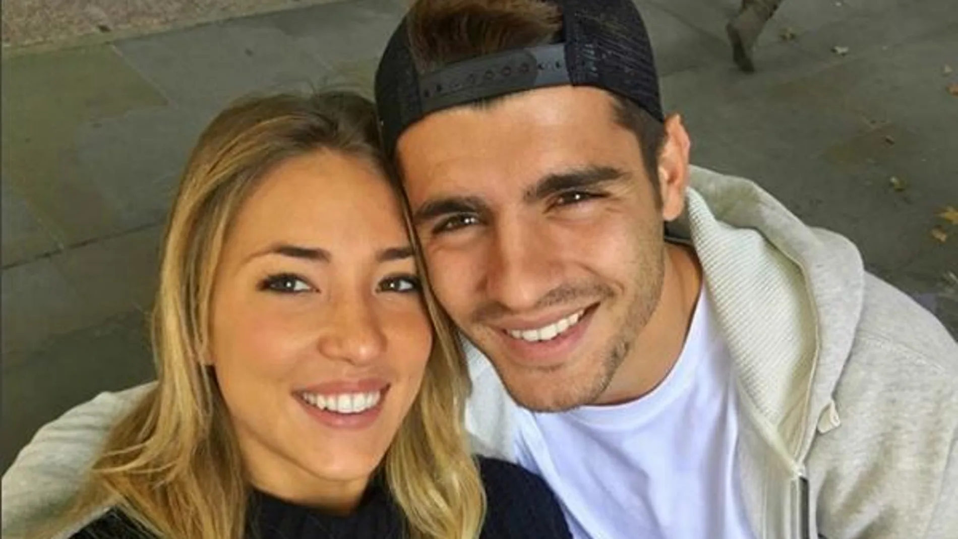 Alice Campello y Álvaro Morata