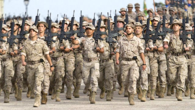 Imagen del ejército español