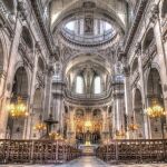 Imagen de archivo de una iglesia católica