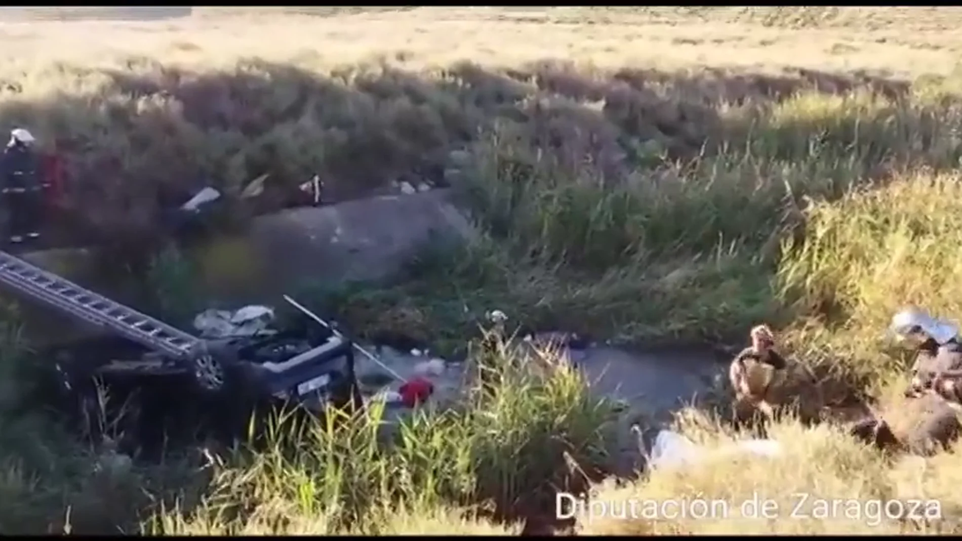 Dos personas fallecidas y una herida en un accidente en Huesca