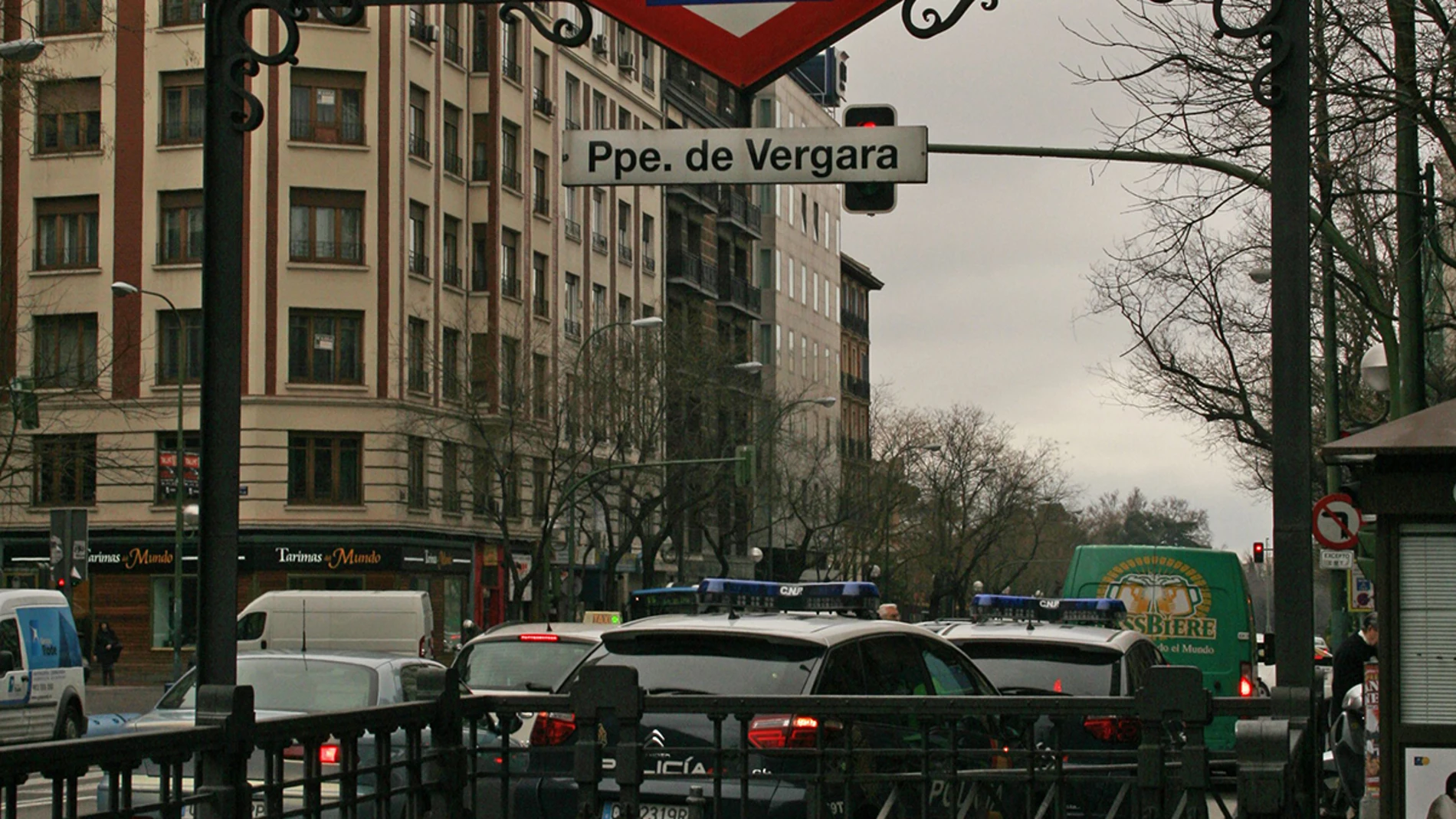 Metro Príncipe de Vergara, en Madrid