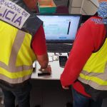 Material intervenido en una operación contra la pornografía infantil