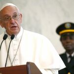 El Papa Francisco durante su discurso en Naciones Unidas