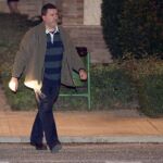 David Marjaliza, socio del exconsejero madrileño Francisco Granados en la trama Púnica, a su salida de la cárcel de Aranjuez (Madrid) tras pasar 14 meses en prisión