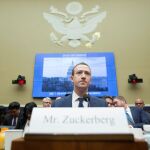 Zuckerberg, durante su comparecencia