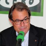 Artur Mas, durante la entrevista con Julia Otero
