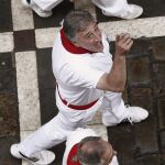 Joseba Asirón en imagen de archivo durante la fiestas de Pamplona / EFE