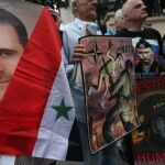 Protestas contra el ataque aliado