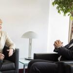 La canciller alemana, Angela Merkel, y el primer ministro griego, Alexis Tsipras