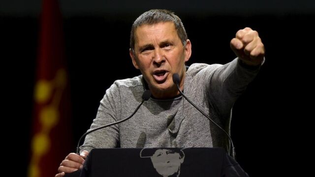 El secretario general de Sortu, Arnaldo Otegi,