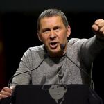 El secretario general de Sortu, Arnaldo Otegi,