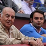 Carlos Zúñiga, padre e hijo, en la Monumental de Las Ventas