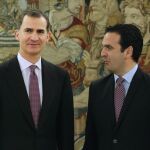 El Rey ha recibido hoy en audiencia en el Palacio de la Zarzuela al diputado de UPN Íñigo Alli
