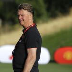 El técnico del Manchester United Louis van Gaal