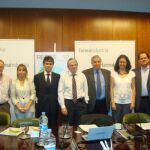 Momento de la presentación de la revista Redes