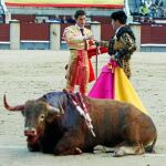 Daniel Luque muestra su descontento con el desarrollo de la encerrona de ayer en Las Ventas