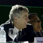 Ángel María Villar, durante el último congreso de la Conmebol