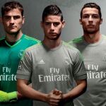 Blanco y gris plata para el Real Madrid 2015-16
