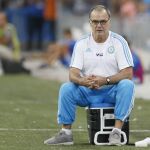 Marcelo Bielsa, durante el encuentro de ayer.