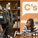 La presidenta del grupo parlamentario de Ciudadanos (C's), Inés Arrimadas