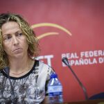 La capitana del equipo de Copa Davis, Gala León.