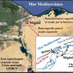 Las simulaciones numéricas de dinámica de fluidos demuestran que los tsunamis con origen en la isla de Thera no proyectaron fuera del Egeo suficiente energía como para explicar las marcas de Sicilia e Israel