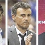Míchel, Luis Enrique y Hierro