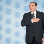 Berlusconi ayer en la clausura del cónclave fundacional del PdL
