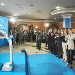 El presidente del PP, Mariano Rajoy criticó ayer en Ciudad Real la gestión del PSOE ante la crisis