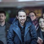 El secretario general de Podemos, Pablo Iglesias