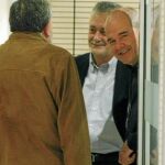 Griñán, junto a Chaves, ayer, en Madrid, durante el Comité Federal del PSOE