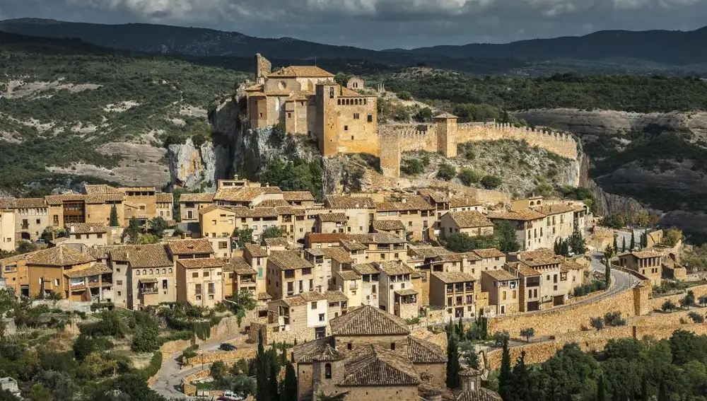 La panorámica de Alquézar es una de las estampas más bellas de la ruta del vino de Somontano