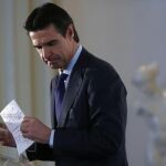 El ministro de Industria, Energía y Turismo en funciones, José Manuel Soria, durante su intervención en el foro "Spain Investors Day".