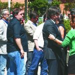 Junqueras y Puigdemont acudieron al tanatorio de Les Corts de Barcelona, donde se celebró el funeral del histórico dirigente de ERC Jordi Carbonell.