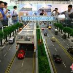 Maqueta del proyecto chino de autobús