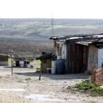 Chabola del vigilante donde supuestamente llevaban a la niña para prostituirse