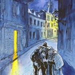 Una de las espectaculares ilustraciones de José María Gallego para la edición de Reino de Cordelia