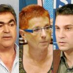 El delegado del Gobierno, Rafael González Tovar; El alcalde de Calasparra, Jesús Navarro; La viceportavoz en la Asamblea, Begoña G. Retegui; El portavoz del PSRM-PSOE, Joaquín López; La presidenta del PSRM-PSOE, Rosa Peñalver