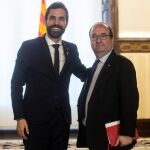 Roger Torrent y Miquel Iceta, el pasado mes de marzo/Foto: Efe