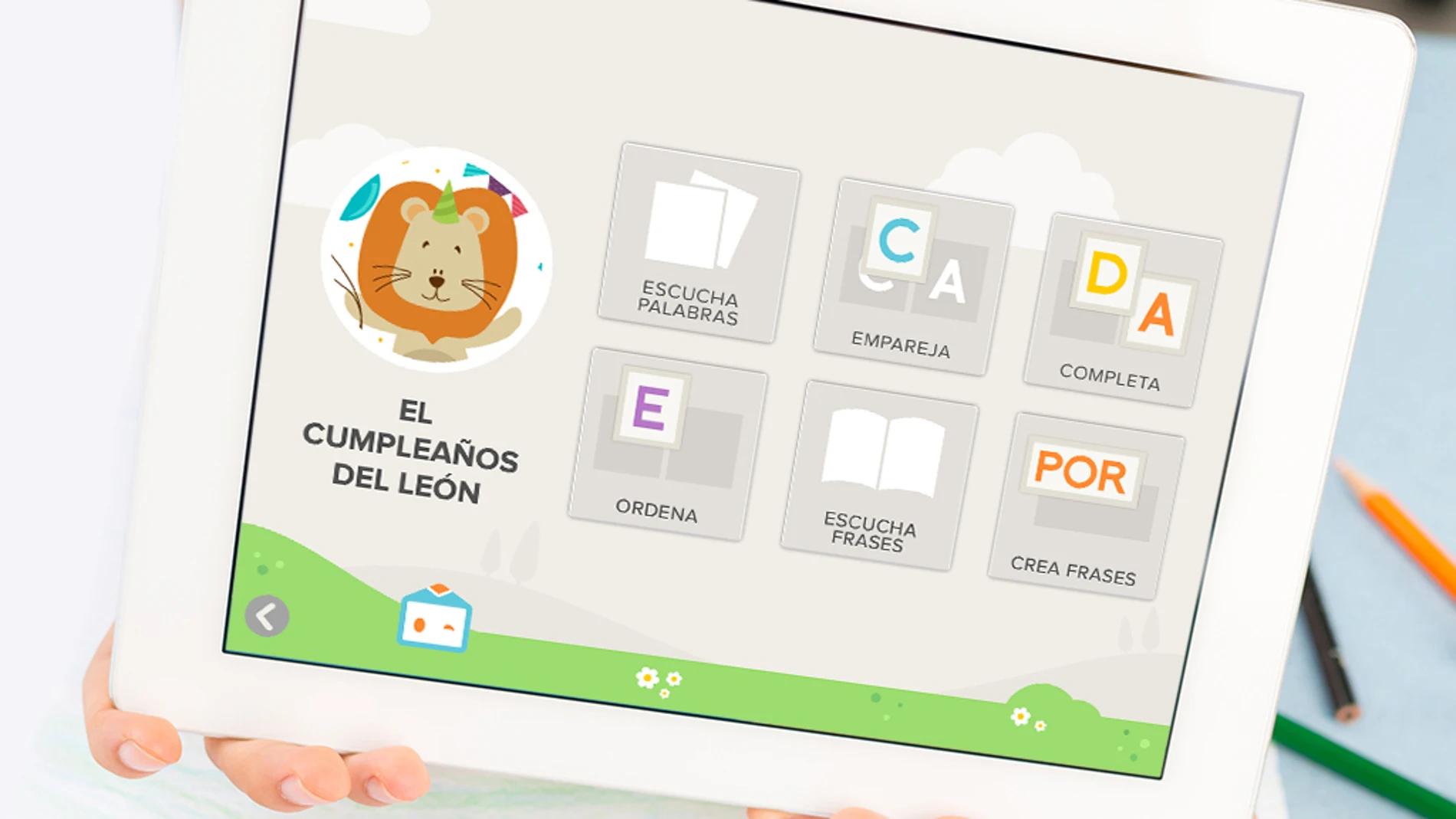 Una de las propuestas de la app myABCKit