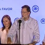 El presidente del Gobierno en funciones y candidato del Partido Popular para la reelección, Mariano Rajoy.