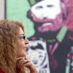 La escritora Melania G. Mazzucco ayer en la sede del Instituto Italiano de Barcelona