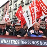 Protesta por las calles de Valladolid