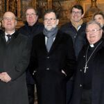 Íñigo Méndez de Vigo, Tibor Navracsics, María José Salgueiro, Alfonso Fernández Mañueco, Ángeles Armisén, Alfonso Polanco, el obispo Manuel Herrero y el dean Angel de la Torre presentan en Palencia el Año Europeo del Patrimonio Cultural