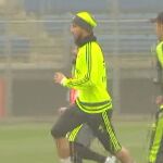 Ramnos entrenó con el grupo
