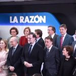Así ha sido la visita de Rajoy y su equipo a LA RAZÓN
